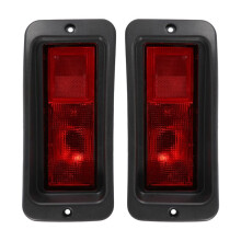 2 x Rear Bumper Reflector Light Tail Light for Pajero Montero Pajero Sport 1999-2008