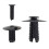50Pcs  Lined with Fasteners Rivet Snaps Decorative Panel Snaps Suitable for 2