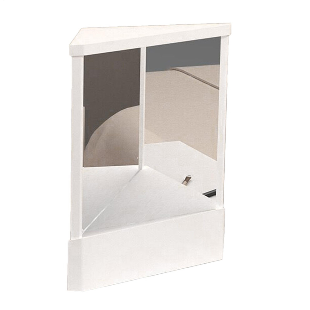 Non Reversing Makeup Vanity Mirror White 11.7 x 9.3 in True Image Precision Reflection