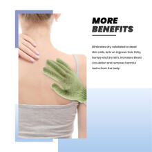 4 Paar Duschbadhandschuhe Peeling Wash Skin Spa Massage KöRperwäScher Reiniger