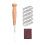 Bread Bakers Cutter Slashing Tool Dough Making  Wood Handle Bakeware for Bread Bakeware Kitchen with 5X Blades 1