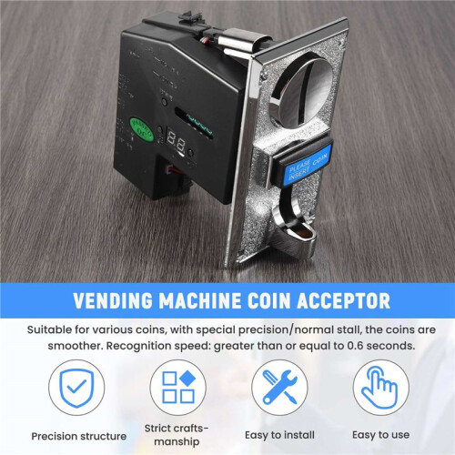 Multi Coin Acceptor Selector for Mechanism Vending Machine Mech Arcade Game 2