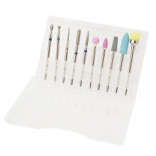 High Quality and Durable Nail Drill Bits Set Safe and Easy to Use, Versatile Nail Care Tools Emery Drill Bits for Acrylic Gel Nails, Heat Resistance