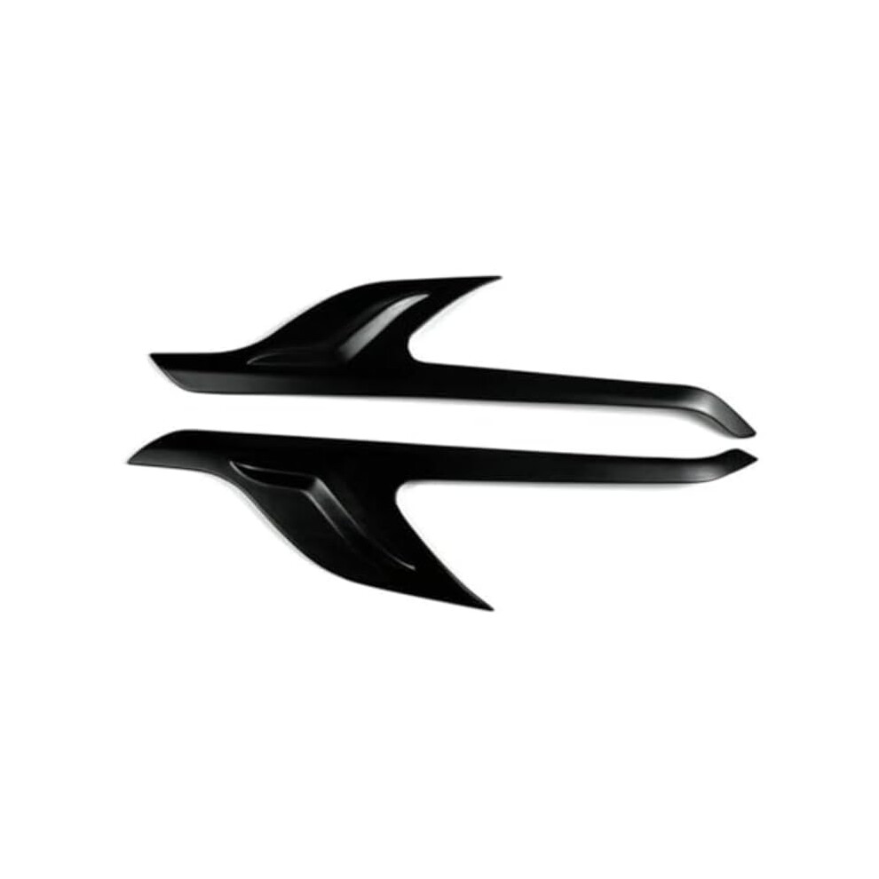 2Pcs Headlight Eyebrow Cover Trim Abs Eyelid Scratch Protection For Toyota Alphard Vellfire 30 Series 9169991205700