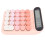 Pink 24-Key Blue-Switch Calculator, 600mAh AAA 15