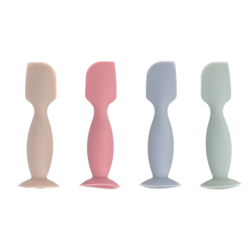 4 Stück Silikon-Windelcreme-Spatel 10,5 cm 2
