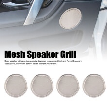 Round Aluminium Speaker Covers, 4pc