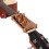Allenatore per chitarra 15x7,2x5 cm Nero/Palissandro 12