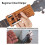 Allenatore per chitarra 15x7,2x5 cm Nero/Palissandro 4
