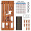 Allenatore per chitarra 15x7,2x5 cm Nero/Palissandro 2