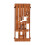 Allenatore per chitarra 15x7,2x5 cm Nero/Palissandro 1