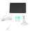 Rechargeable Battery Solar Panel For Security Camera High Efficiency Weatherproof Adjustable Bracket Micro USB Type C Port Durable Outdoor Solar 1
