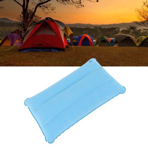 Soft Flocking Inflatable Pillow for Hiking 2