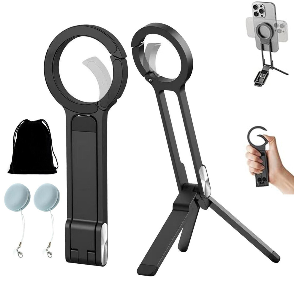Magnetic Phone Tripod Compatible With Magsafe, Foldable Stand For Iphone Video Recording And Travel 9771547185000