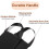 Self Tanner Back Applicator with Long Reach Handle for Even Coverage and Velvet Soft Surface Black 2