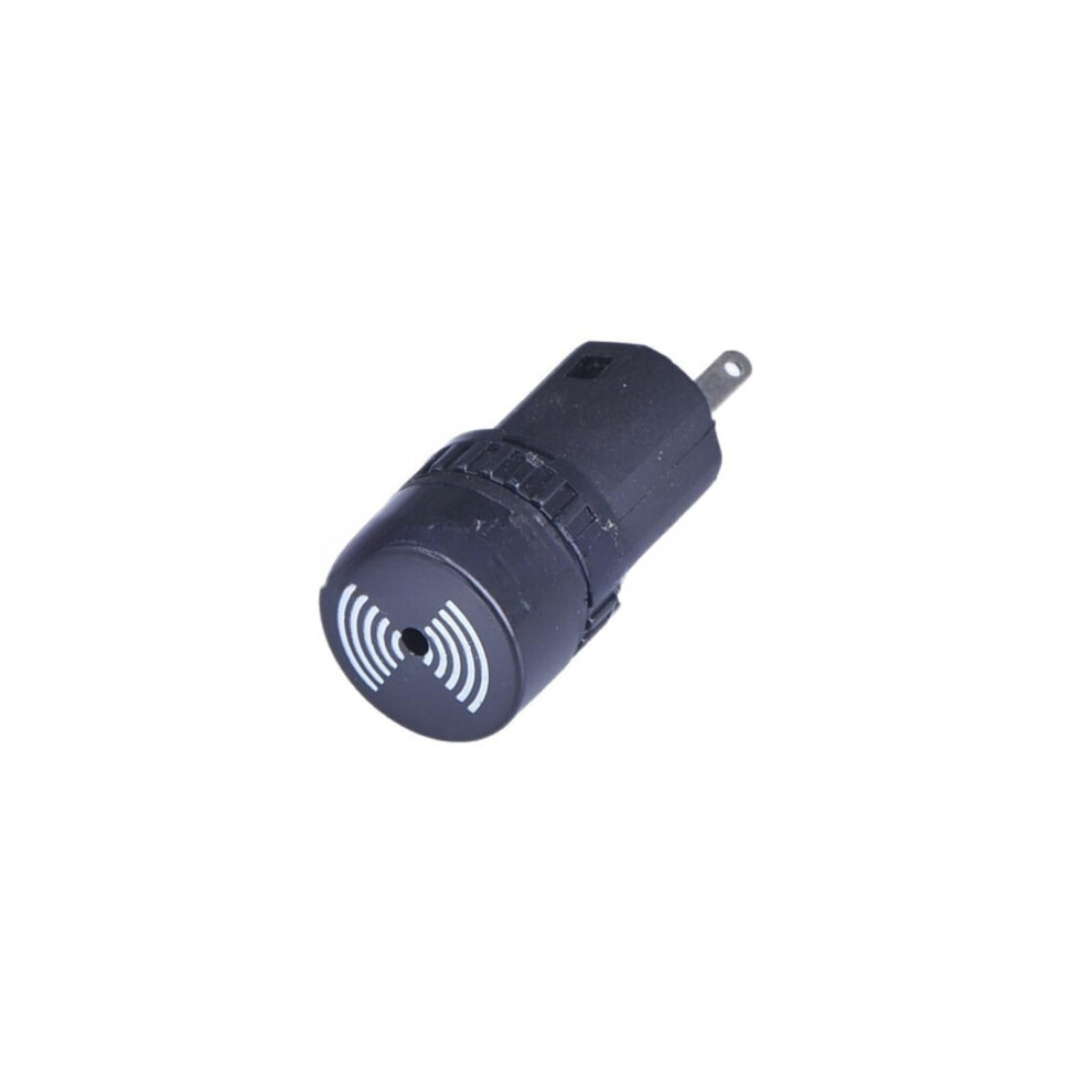 Black 16Mm Panel Mount Buzzer Alarm 24V Industrial Warning Sounder With Loud Alert 9169991297231