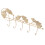 Wall Coat Rack in Ginkgo Leaf Design, Iron, 46cm 6