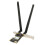 Efficient WiFi Emission Network Adapter, WiFi6E For Modern Connectivity Solutions And External Antennas For Extended Range, Tailored For 3