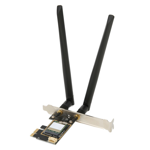 Efficient WiFi Emission Network Adapter, WiFi6E For Modern Connectivity Solutions And External Antennas For Extended Range, Tailored For 2