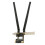 Efficient WiFi Emission Network Adapter, WiFi6E For Modern Connectivity Solutions And External Antennas For Extended Range, Tailored For 4