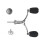 Reel Handle Replacement Modified Fishing Wheel Rocker Universal Change Handle  Wheel Folding Rocker Arm 2