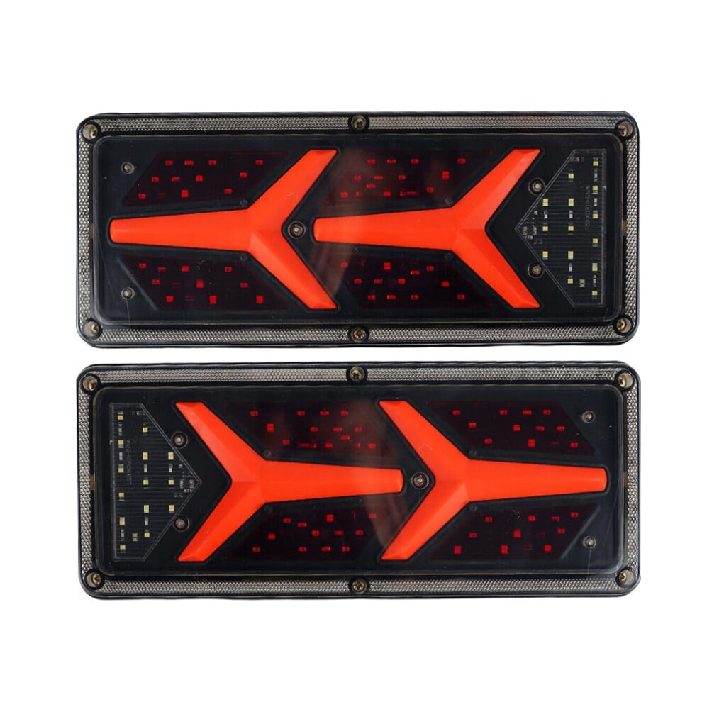 Led Trailer Tail S 24V Waterproof With Turn Signal Reverse Brightness For Trucks Light 9169991206752
