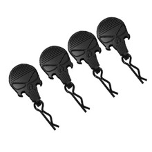 4pcs Metal R-Type Car Shell Body Fixed Clips Pin with Tab for Axial SCX10 -4 MJX Go RC Car Parts 1:16