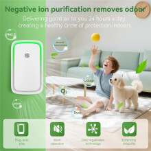 Air Ionizer for Home Negative Ion Air Purifier Plug In,Air Freshener Portable Air Cleaner for Bedroom,Office Us Plug