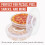 12-Inch Pie Carrier with Lid and Divider, 2-Pack Reusable Pizza Storage Container, Expandable Pie Carrier with Handle 5