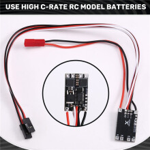 ZEROAXIS 3.7-13V Two-Way Bidirectional Brushed ESC Differential Electronic Speed Controller for RC Tank Crawler Cars