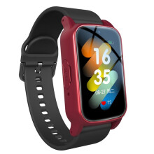 4G Elderly Watch with GPS,SOS,Fall Detection Emergency Support,AI Health Monitoring for Elderly Red A