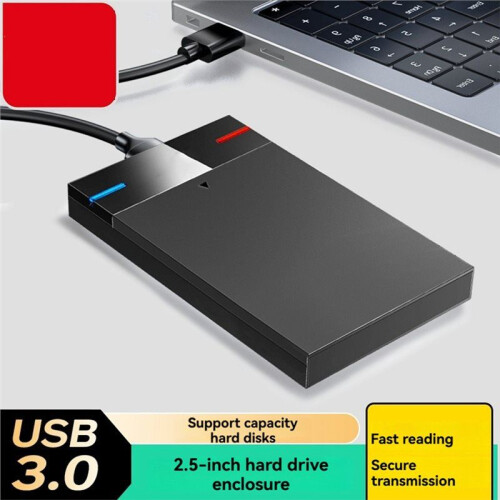 Gabinete para HDD de 2,5 Polegadas, HD Externo Micro-B USB 3.0 de 2,5 Polegadas, Dispositivo de Armazenamento Portátil HD de 5 Gbps 1