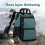 Heavy-Duty Canvas Tool Bag Backpack 40cm Large Capacity Waterproof 4