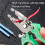 Professional Spring-Loaded Wire Stripper Crimper Tool with Electrical Cutter for Terminal Crimping Trimming Home DIY Use 8