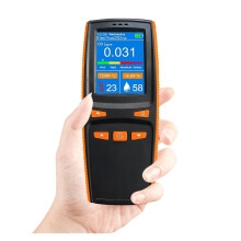 Handheld Ozone Detector with Color LCD, Adjustable Alarm and Rechargeable Ozone Meter for Air Quality