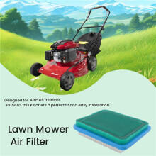Lawn Mower Air Filter & Pre Filter Kit for Briggs & Stratton 491588 399959 491588S