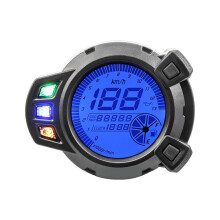 Motorcycle Digital Speedometer and Tachometer Gauge with Accurate Speed Display and Multifunction Odometer