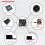 CX-ST5B Serial Port MP3 Voice Chip Module Voice Broadcast Custom Audio Module Single Chip Control Triggers Audio Kit 6