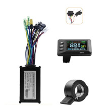 36V 48V 15A Borstelloze Controller GD02 Meter LCD-Scherm 24V-60V + Gasklepset voor Elektrische Scooter E-Bike Reparatieset