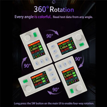 SK60S Regulated Power Supply+WFPOW Buck Converter Adjustable Regulated Power Supply 5A 60W Solar Charging Module