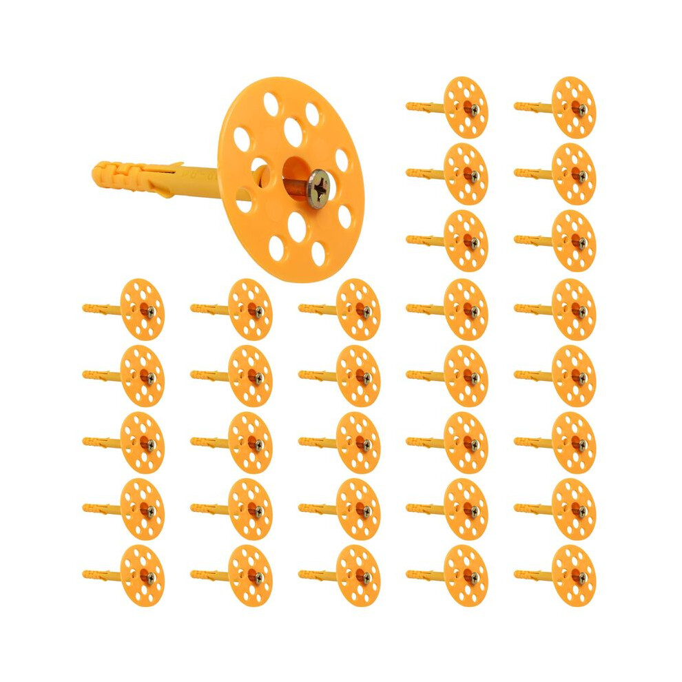 50Pcs Self-Tapping Screws Kit Expansion Screws Tips Wall Anchors And Screws For Drywall M8x60 6034088850114