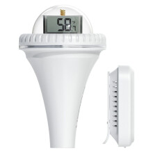 Drijvende Zwembadthermometerset Temperatuursensor voor Buitenbaden Vochtigheidsmeter voor Binnen Water- en Luchttemperatuurmetingen