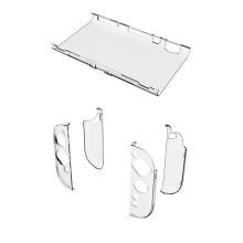 Transparent Protective Case for 2 Split Case Cover Anti-Fall Protective Shell Cover Game Console Clear Case