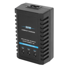 20W Lithium-Polymer-Balancelader – 1,6A, Schwarz, 90x57x35mm
