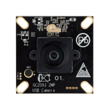 Waveshare Modulo Scheda Videocamera GC2093 da 2 MP, 170 Gradi, Risoluzione 1920x1080, Driver USB 2.0 Gratuito, Modulo Monitor con Microfono