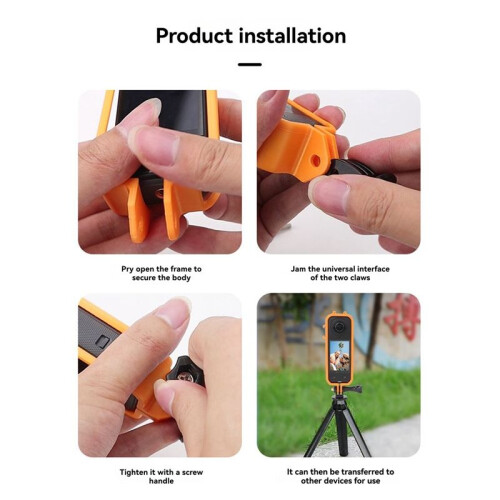 Protective Case for  X5 Case Camera Shooting Bracket Landscape Shooting Bracket Camera Accessories Black 2