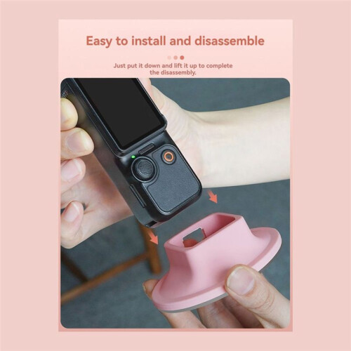 For  Osmo Pocket 3 Desktop Stand Holder Non-Slip Silicone Base Fixed Support for Handheld Gimbal,Glacier 1