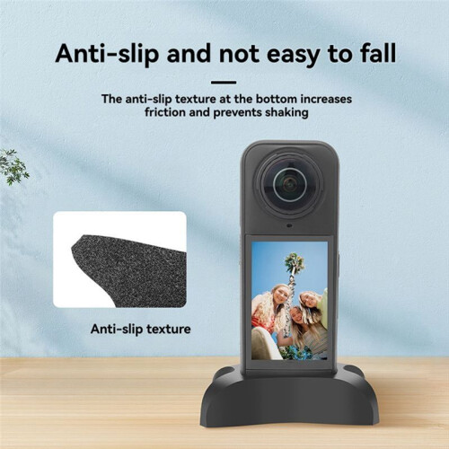 For  X5 Camera Desktop Support Base Soft Rubber Non-Slip Mount Stand Fixed Shooting Holder Accessories 2