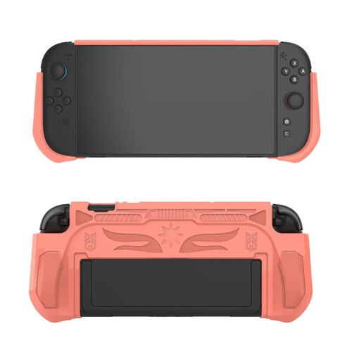 Dockable TPU Protective Case for   2 Ergonomic Grip Shockproof Case Enhanced Gaming Experience Orange 1