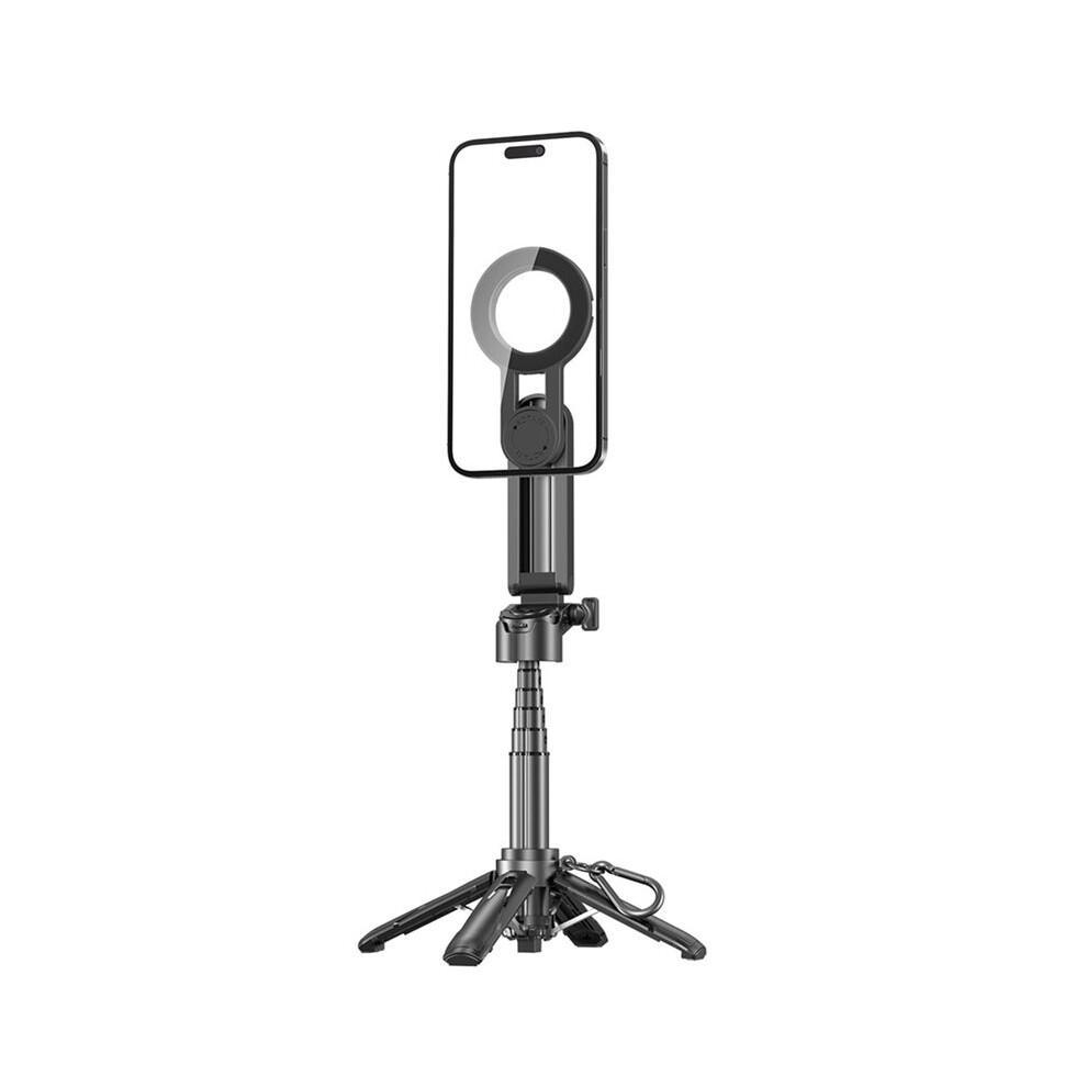Magnetic Selfie Stick Desktop Quadruped Handheld Stabilizer P15c Mobile Phone Assisted Shooting Support Black 4712864405155